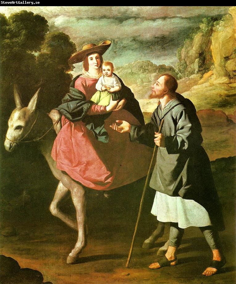 Francisco de Zurbaran the flight from egypt